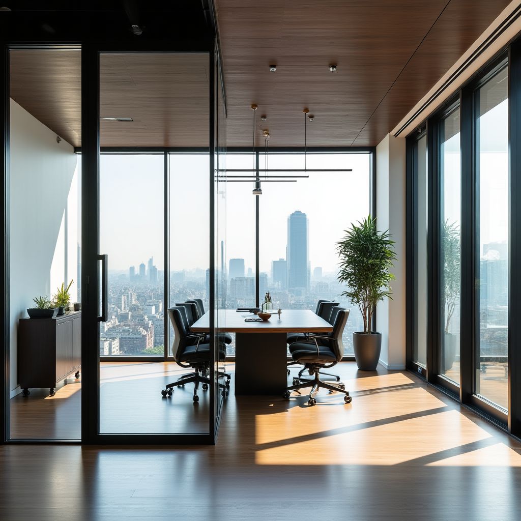 Oficinas modernas de TransparenciaCorp en Buenos Aires